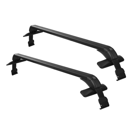 Universal Car Roof Rack Cross Bars 90cm Aluminium Adjustable Lockable 45kg Clamps Auto Accessories Kings Warehouse 