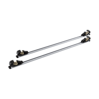 Universal Car Top Roof Rail Rack Cross Bar Aluminium Lockable 1350MM Outdoor Recreation Kings Warehouse 
