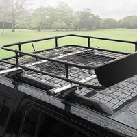 Universal Roof Rack Basket - Car Luggage Carrier Steel Cage Vehicle Cargo Outdoor Recreation Kings Warehouse 