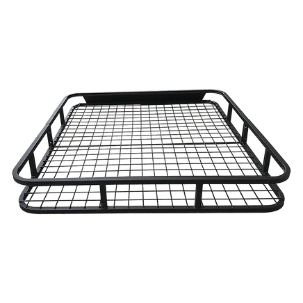 Universal Roof Rack Basket - Car Luggage Carrier Steel Cage Vehicle Cargo Outdoor Recreation Kings Warehouse 