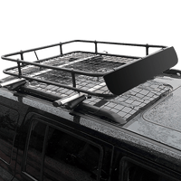 Universal Roof Rack Basket - Car Luggage Carrier Steel Cage Vehicle Cargo Outdoor Recreation Kings Warehouse 