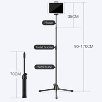 Universal Tripod Floor Stand Adjustable Gooseneck Holder 4-12.9 inch Tablet iPad iPhone Home & Garden Kings Warehouse 