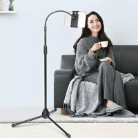 Universal Tripod Floor Stand Adjustable Gooseneck Holder 4-12.9 inch Tablet iPad iPhone Home & Garden Kings Warehouse 