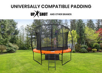 UP-SHOT 14ft Replacement Trampoline Safety Pad Padding Orange Kings Warehouse 