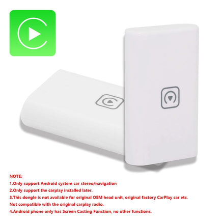 Upgrade Wireless CarPlay Adapter Dongle for Apple IOS Android Navigation Radio Audio & Video Kings Warehouse 