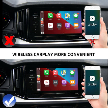 Upgrade Wireless CarPlay Adapter Dongle for Apple IOS Android Navigation Radio Audio & Video Kings Warehouse 