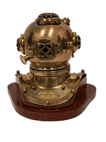 US Navy Mark V Diving Helmet Miniature 230mm - Antique Finish Kings Warehouse 