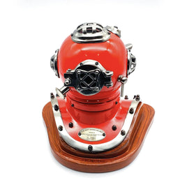 US Navy Mark V Diving Helmet Miniature 230mm - Red Kings Warehouse