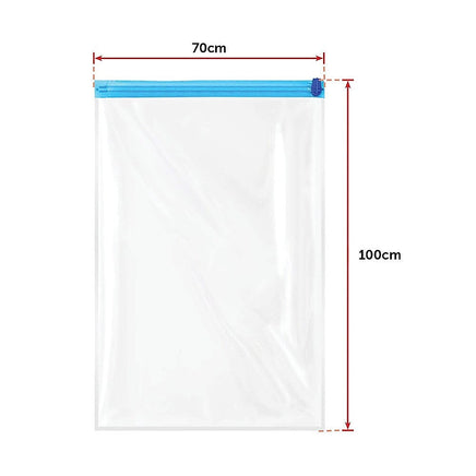 Vacuum Bags Clothes Sealed Clothing Bag Travel Compact Storage Space Saver x12 Home & Garden Kings Warehouse 