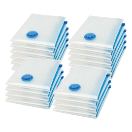 Vacuum Bags Clothes Sealed Clothing Bag Travel Compact Storage Space Saver x20 Home & Garden Kings Warehouse 