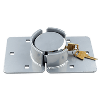 Van Door Lock With Brackets - Heavy Duty Security Vehicle Hasp Padlock Tools Kings Warehouse 