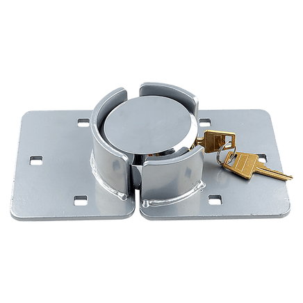 Van Door Lock With Brackets - Heavy Duty Security Vehicle Hasp Padlock Tools Kings Warehouse 