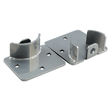 Van Door Lock With Brackets - Heavy Duty Security Vehicle Hasp Padlock Tools Kings Warehouse 