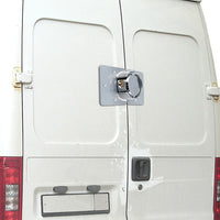 Van Door Lock With Brackets - Heavy Duty Security Vehicle Hasp Padlock Tools Kings Warehouse 