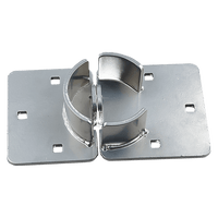 Van Door Lock With Brackets - Heavy Duty Security Vehicle Hasp Padlock Tools Kings Warehouse 