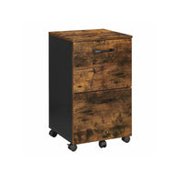 VASAGLE 2 Drawer File Cabinet with Wheels Kings Warehouse 