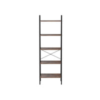 VASAGLE 5 Tiers A-shaped Ladder Storage Shelf Rustic Brown Kings Warehouse 