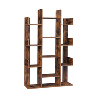 VASAGLE Bookshelf Tree-Shaped Bookcase with 13 Storage Shelves Kings Warehouse 