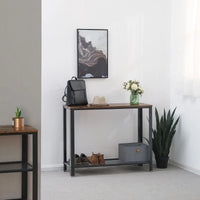 VASAGLE Console Table with Mesh Shelf Kings Warehouse 