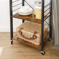 VASAGLE Kitchen Baker's Rack on Wheels Kings Warehouse 