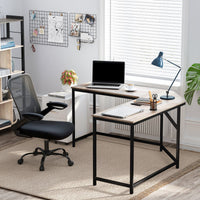 VASAGLE L-Shaped Computer Desk, Corner Desk for Study, Home Office, Gaming 149D x 149W x 75H cm Kings Warehouse 