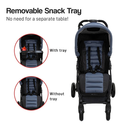 Veebee Nav 4 Stroller Lightweight Pram For Newborns To Toddlers - Glacie Kings Warehouse 