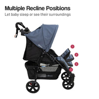 Veebee Nav 4 Stroller Lightweight Pram For Newborns To Toddlers - Glacie Kings Warehouse 