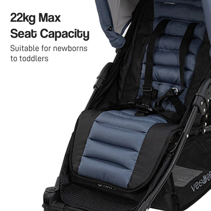Veebee Nav 4 Stroller Lightweight Pram For Newborns To Toddlers - Glacie Kings Warehouse 