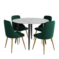 Velvet Elegance Dining Set Furniture Kings Warehouse 