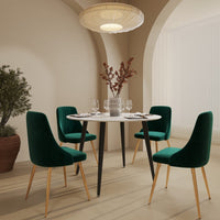 Velvet Elegance Dining Set Furniture Kings Warehouse 