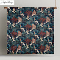 Vintage Design Homewares Etheridge Printed Velvet Quilt Cover Set Queen Home & Garden Kings Warehouse 