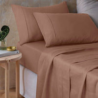 Vintage Design Homewares Hazelnut 100% Hemp Sheet Set Queen Home & Garden Kings Warehouse 