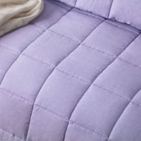 Vintage Design Homewares Lilac French Linen Coverlet Set Queen Home & Garden Kings Warehouse 