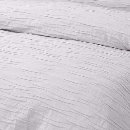 Vintage Design Homewares Malvern White Cotton Quilt Cover Set Queen Home & Garden Kings Warehouse 