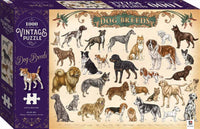 Vintage Puzzle - Dog Breeds 1000 Piece Puzzle Kings Warehouse 