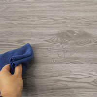 Vinyl Floor Tiles Self Adhesive Flooring Ebony Wood Grain 16 Pack 2.3SQM KingsWarehouse 