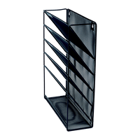 Wall Mount 6 Pocket Hanging File Sorter Organizer Folder Holder Rack Storage Furniture Kings Warehouse 