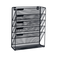 Wall Mount 6 Pocket Hanging File Sorter Organizer Folder Holder Rack Storage Home & Garden Kings Warehouse 