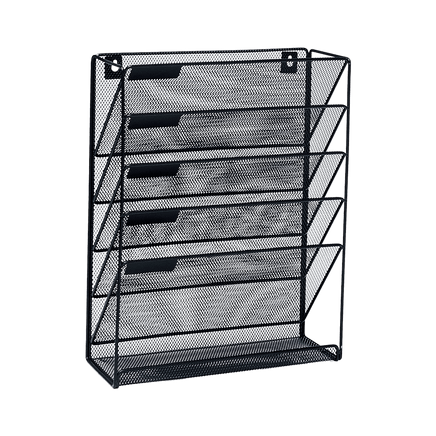 Wall Mount 6 Pocket Hanging File Sorter Organizer Folder Holder Rack Storage Home & Garden Kings Warehouse 