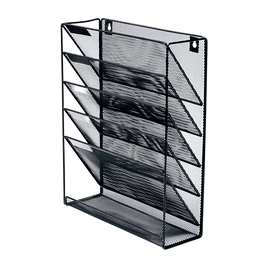 Wall Mount 6 Pocket Hanging File Sorter Organizer Folder Holder Rack Storage Home & Garden Kings Warehouse 