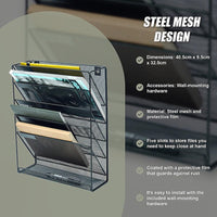 Wall Mount 6 Pocket Hanging File Sorter Organizer Folder Holder Rack Storage Home & Garden Kings Warehouse 