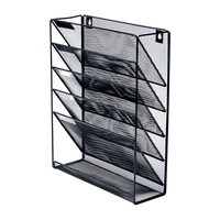 Wall Mount 6 Pocket Hanging File Sorter Organizer Folder Holder Rack Storage Home & Garden Kings Warehouse 