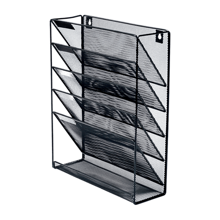 Wall Mount 6 Pocket Hanging File Sorter Organizer Folder Holder Rack Storage Home & Garden Kings Warehouse 