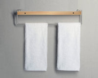 Wall Mount Solid Wood Shelf with Towel Rack Bar Holder Bathroom Organizer Hanger Kings Warehouse 