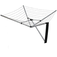 Wall Mounted 5 Arm 26m Clothes Airer Folding Concertina Cloth Dryer Washing Line Home & Garden Kings Warehouse 