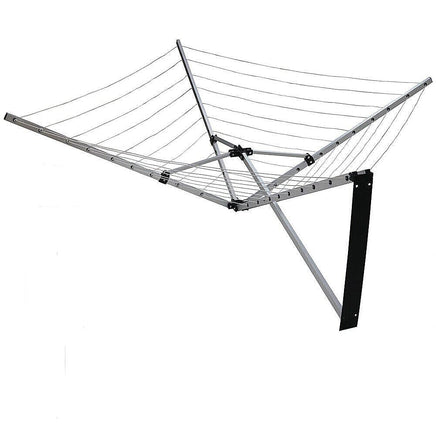 Wall Mounted 5 Arm 26m Clothes Airer Folding Concertina Cloth Dryer Washing Line Home & Garden Kings Warehouse 