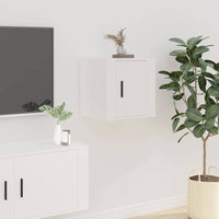 Wall Mounted TV Cabinets 2 pcs White 40x34.5x40 cm Kings Warehouse 
