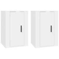 Wall Mounted TV Cabinets 2 pcs White 40x34.5x60 cm Kings Warehouse 