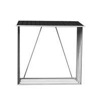 Wallaroo Wood Storage Shed Galvanized Steel - Black Kings Warehouse 