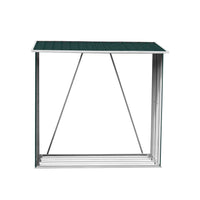 Wallaroo Wood Storage Shed Galvanized Steel - Green Kings Warehouse 
